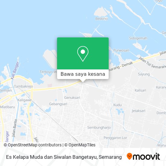 Peta Es Kelapa Muda dan Siwalan Bangetayu