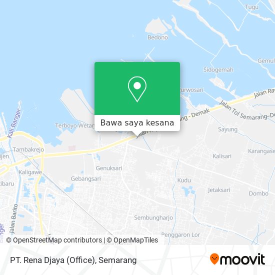 Peta PT. Rena Djaya (Office)