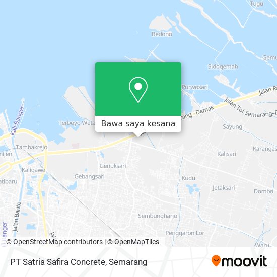 Peta PT Satria Safira Concrete