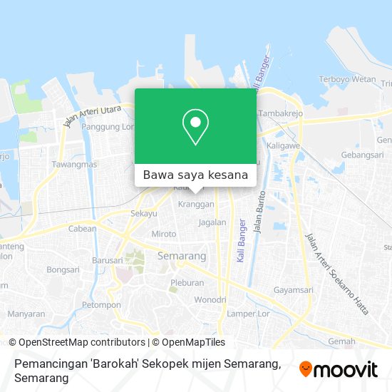Peta Pemancingan 'Barokah' Sekopek mijen Semarang