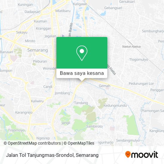 Peta Jalan Tol Tanjungmas-Srondol