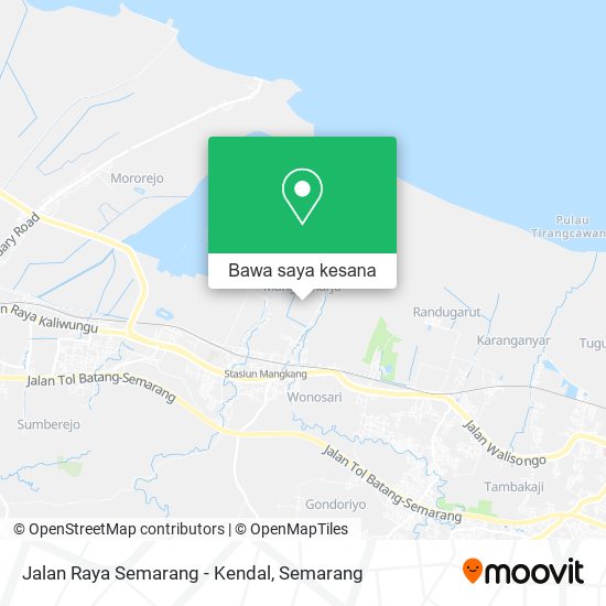 Peta Jalan Raya Semarang - Kendal