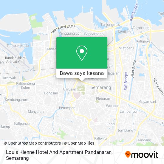 Peta Louis Kienne Hotel And Apartment Pandanaran