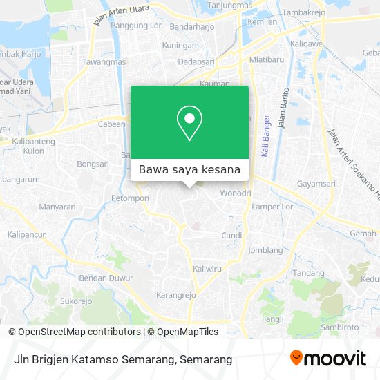 Peta Jln Brigjen Katamso Semarang