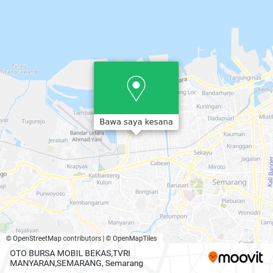 Peta OTO BURSA MOBIL BEKAS,TVRI MANYARAN,SEMARANG