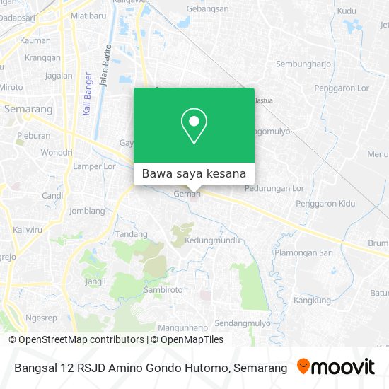 Peta Bangsal 12 RSJD Amino Gondo Hutomo