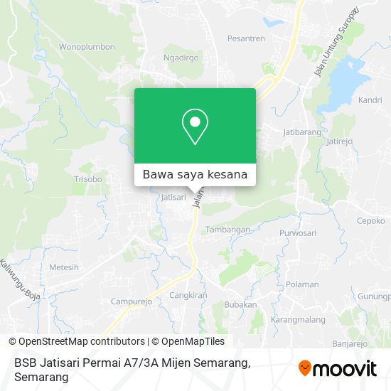 Peta BSB Jatisari Permai A7 / 3A Mijen Semarang