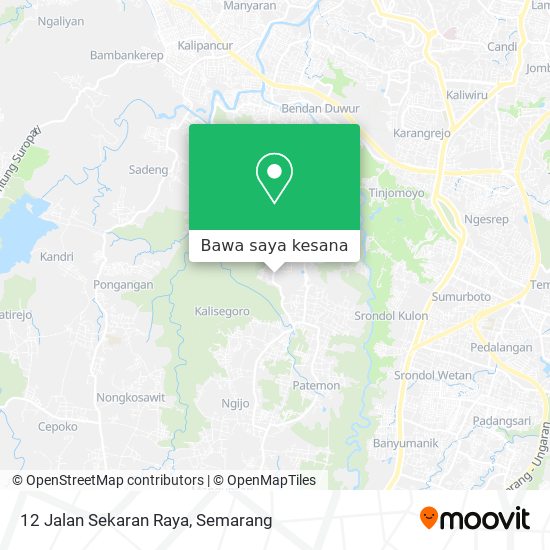 Peta 12 Jalan Sekaran Raya