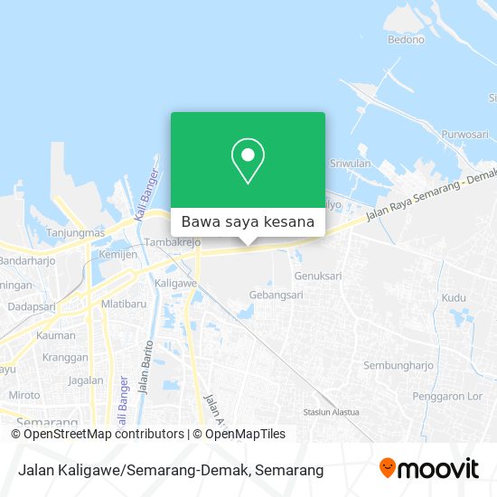 Peta Jalan Kaligawe/Semarang-Demak