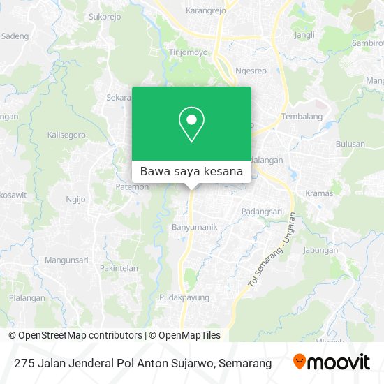 Peta 275 Jalan Jenderal Pol Anton Sujarwo