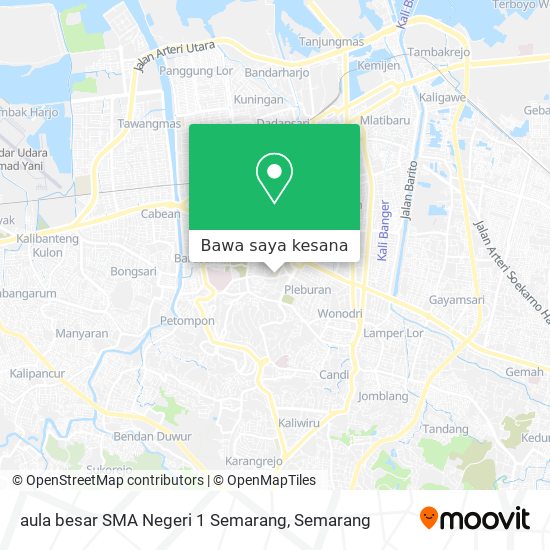 Peta aula besar SMA Negeri 1 Semarang