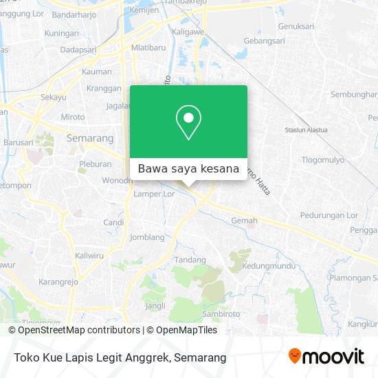 Peta Toko Kue Lapis Legit Anggrek