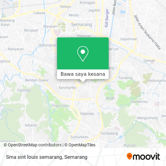 Peta Sma sint louis semarang