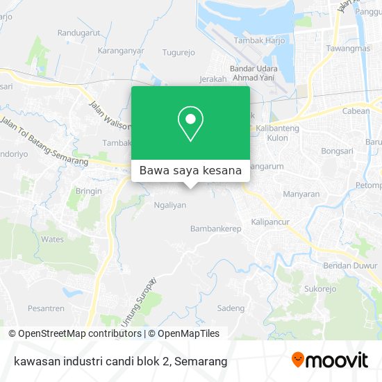 Peta kawasan industri candi blok 2