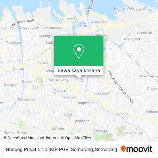 Peta Gedung Pusat 5.10 IKIP PGRI Semarang