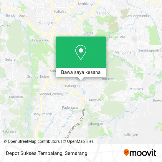 Peta Depot Sukses Tembalang