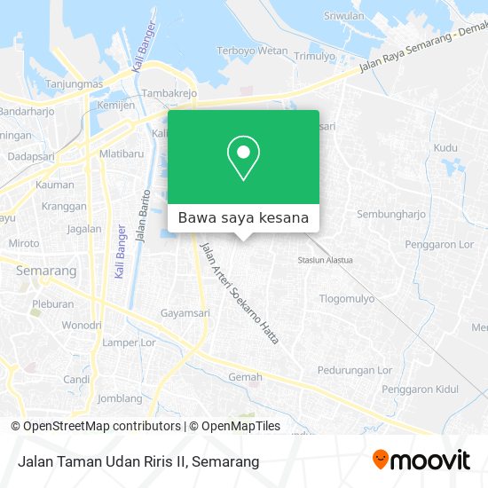Peta Jalan Taman Udan Riris II