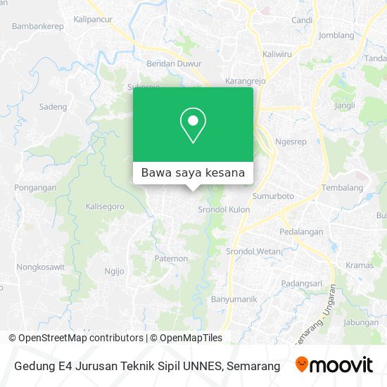 Peta Gedung E4 Jurusan Teknik Sipil UNNES