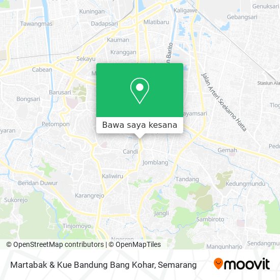 Peta Martabak & Kue Bandung Bang Kohar