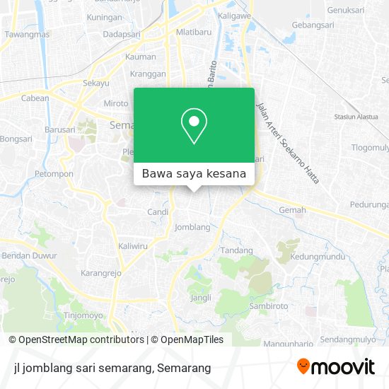 Peta jl jomblang sari semarang