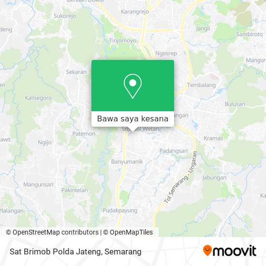 Peta Sat Brimob Polda Jateng
