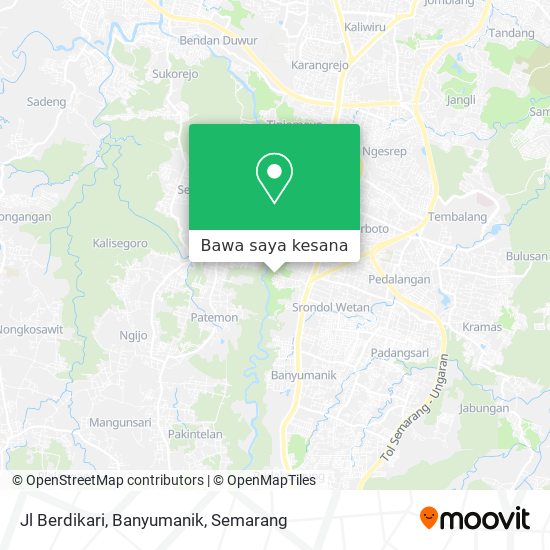 Peta Jl Berdikari, Banyumanik