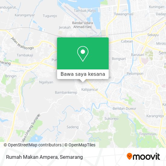 Peta Rumah Makan Ampera