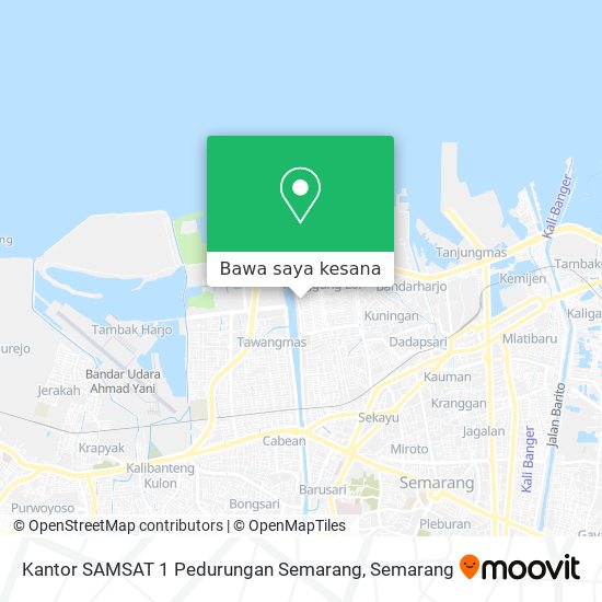 Peta Kantor SAMSAT 1 Pedurungan Semarang
