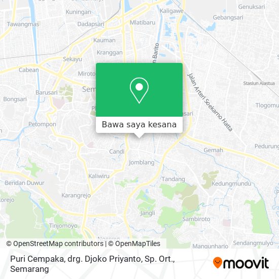 Peta Puri Cempaka, drg. Djoko Priyanto, Sp. Ort.