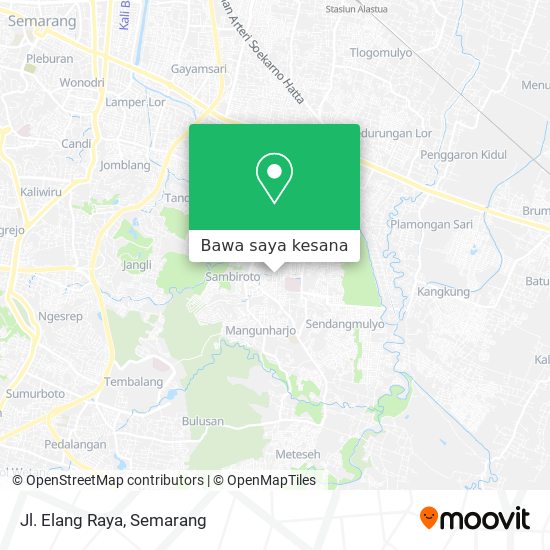 Peta Jl. Elang Raya