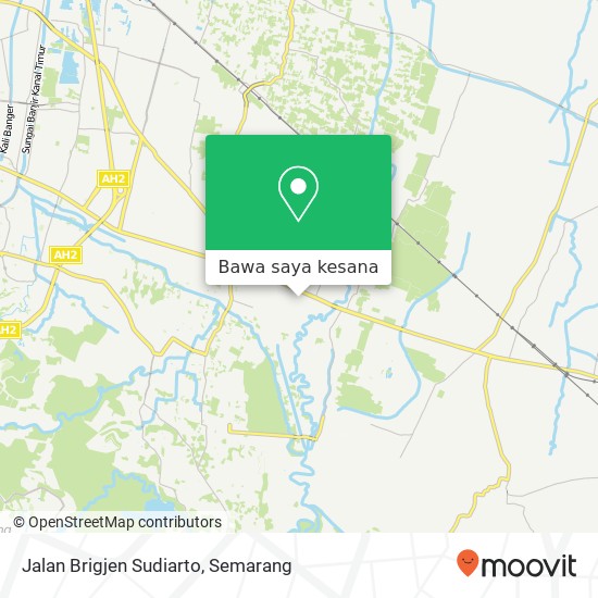 Peta Jalan Brigjen Sudiarto