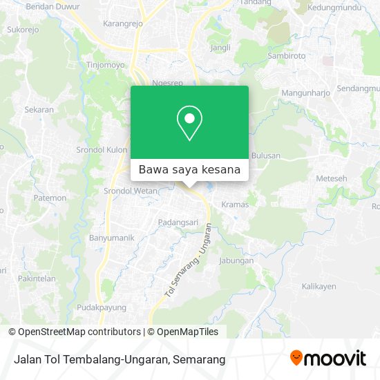 Peta Jalan Tol Tembalang-Ungaran