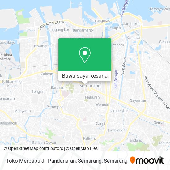 Peta Toko Merbabu Jl. Pandanaran, Semarang