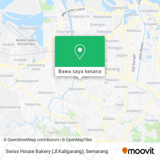 Peta Swiss House Bakery (Jl.Kaligarang)