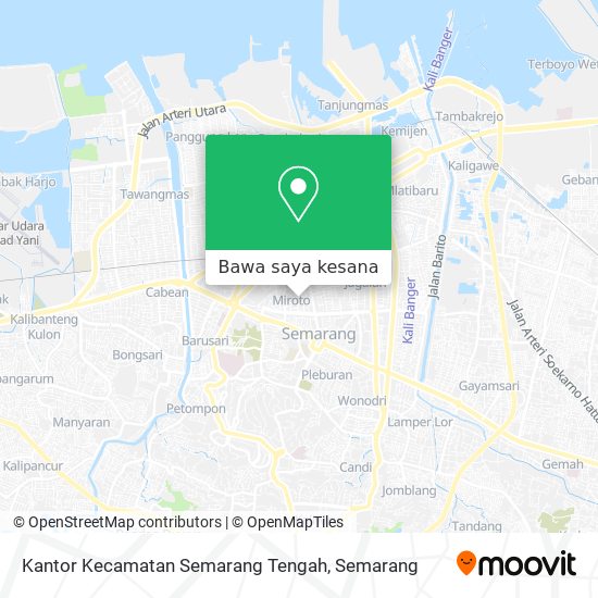 Peta Kantor Kecamatan Semarang Tengah