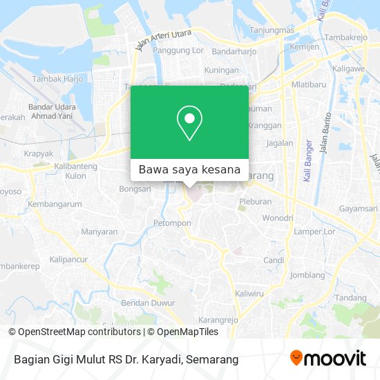 Peta Bagian Gigi Mulut RS Dr. Karyadi