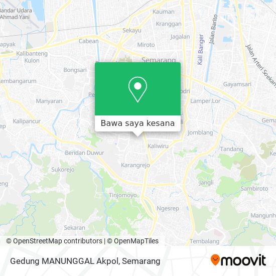 Peta Gedung MANUNGGAL Akpol