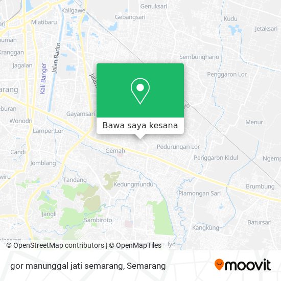 Peta gor manunggal jati semarang