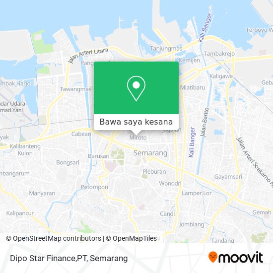 Peta Dipo Star Finance,PT