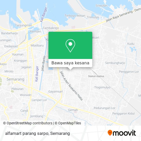 Peta alfamart parang sarpo