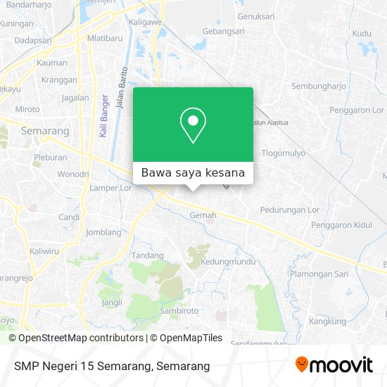 Peta SMP Negeri 15 Semarang