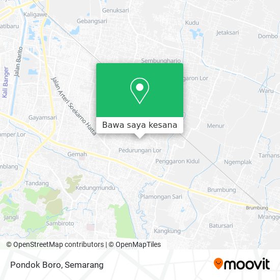 Peta Pondok Boro