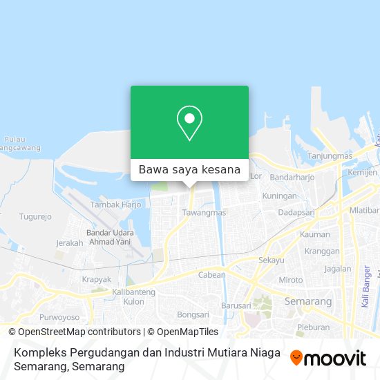 Peta Kompleks Pergudangan dan Industri Mutiara Niaga Semarang