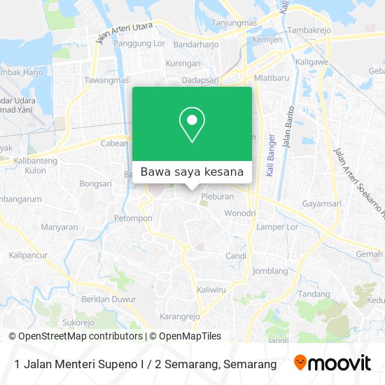 Peta 1 Jalan Menteri Supeno I / 2 Semarang