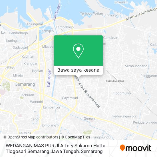 Peta WEDANGAN MAS PUR   Jl Artery Sukarno Hatta Tlogosari Semarang Jawa Tengah