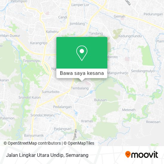Peta Jalan Lingkar Utara Undip