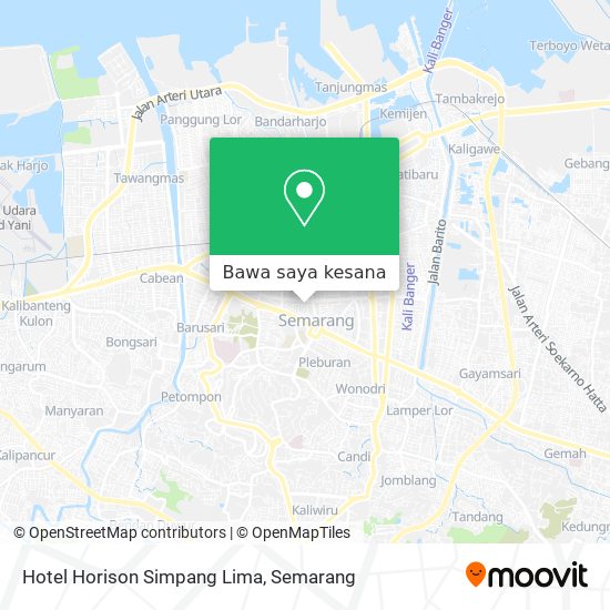 Peta Hotel Horison Simpang Lima