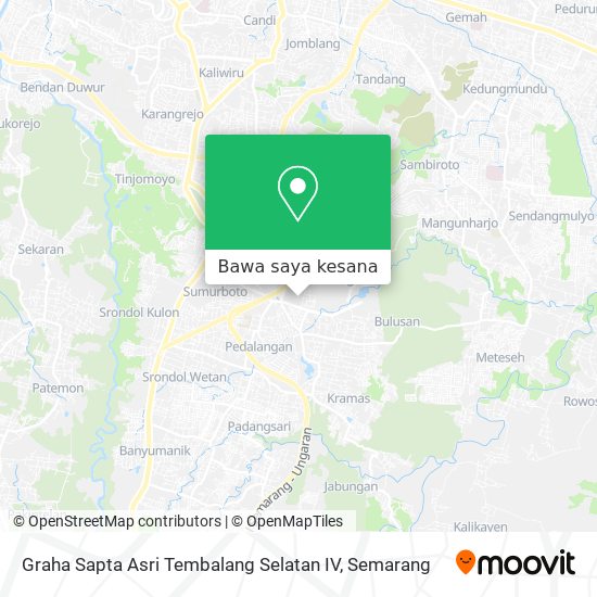 Peta Graha Sapta Asri Tembalang Selatan IV