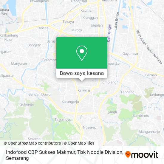 Peta Indofood CBP Sukses Makmur, Tbk Noodle Division