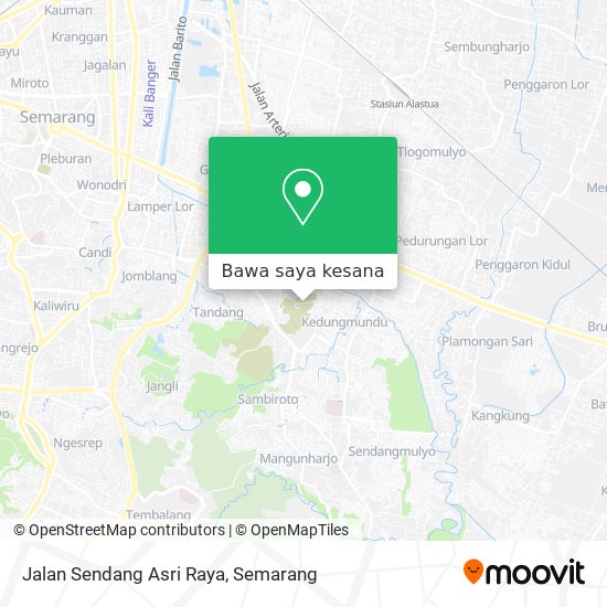 Peta Jalan Sendang Asri Raya